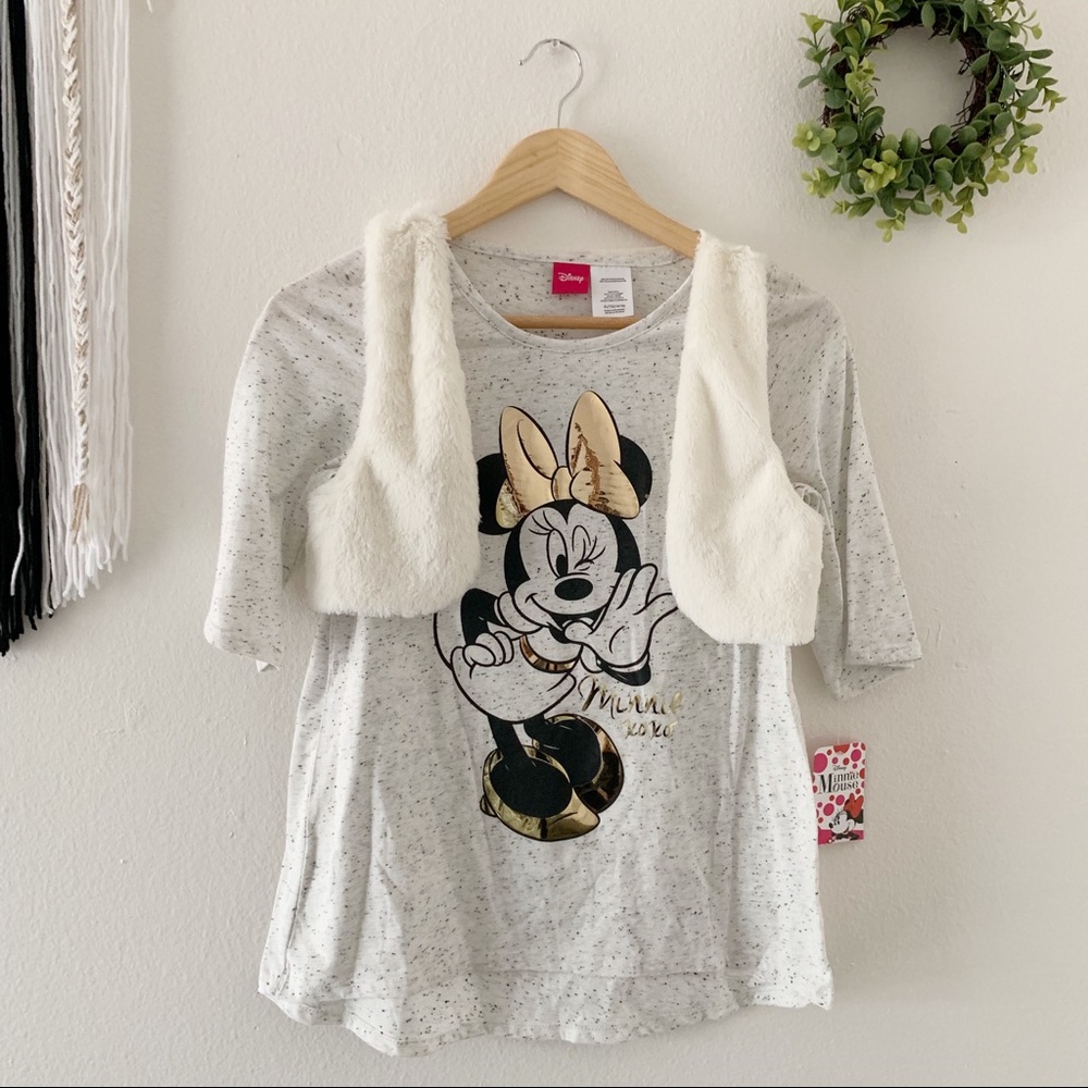 Disney Minnie Mouse Girls Flyway Vest sz XL/14-16